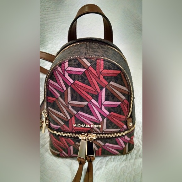 Michael Kors XS Rhea Backpack - Picture 8 of 8